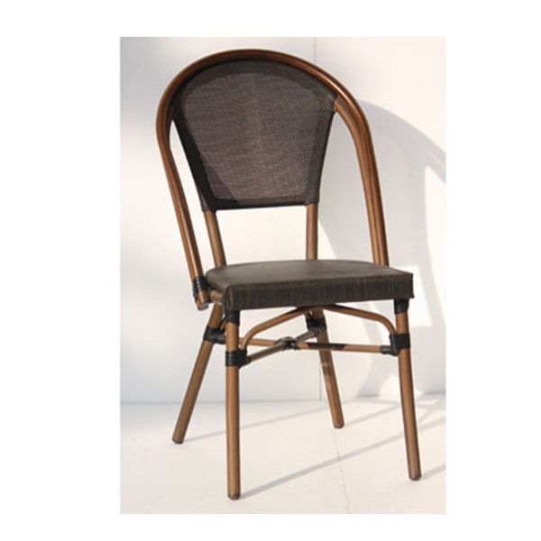 Cafe & Bistro Restaurant Outdoor Garden Aluminum Bentwood Patio Furniture Wicker Chair TC-08031 (1)