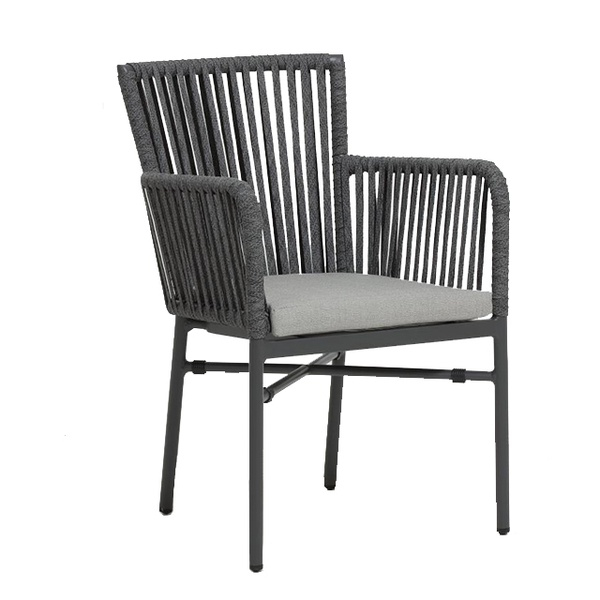 High Temperature Resistance Nautica Outdoor Furniture Rope Rattan Mamasan Chair【I can-20027AT Arm】