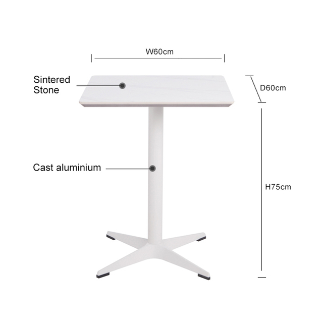 Anti-uv OEM Bistro Table