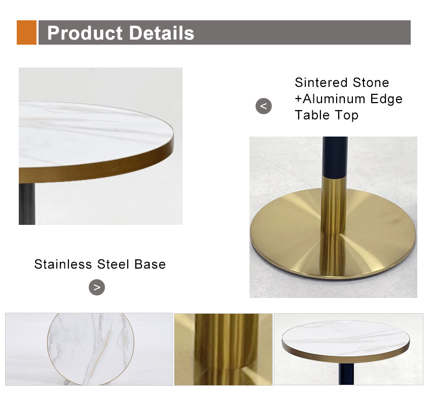 stone restaurant table